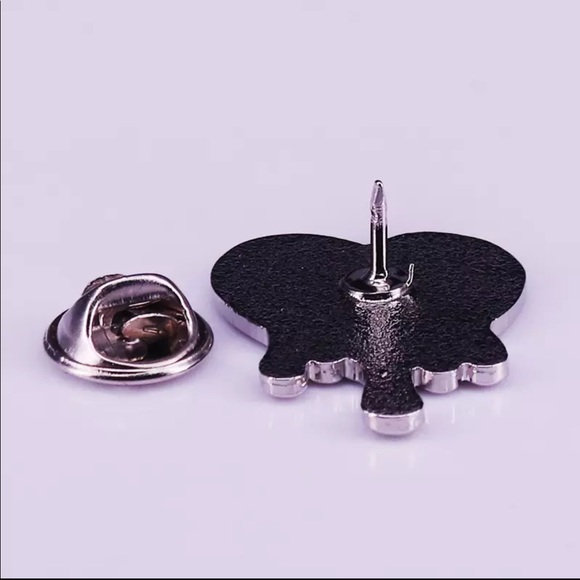 All Black Everything Lapel Pin - Picture 2 of 4